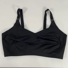 Kindred Bravely Bra Womens 2XL Busty Black Nursing Maternity Adjustable Straps