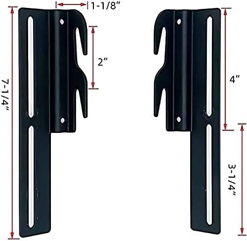 2Pcs #711 Bolt-On to Hook-On Bed Frame Conversion Brackets