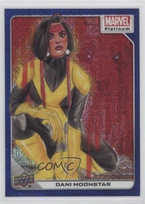 2023 Upper Deck Marvel Platinum Blue Traxx 441/499 Mirage Dani Moonstar #26 14nz