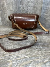 Vintage WOLLENSAK Stereo 10 Film 3D Camera Leather Case No Camera