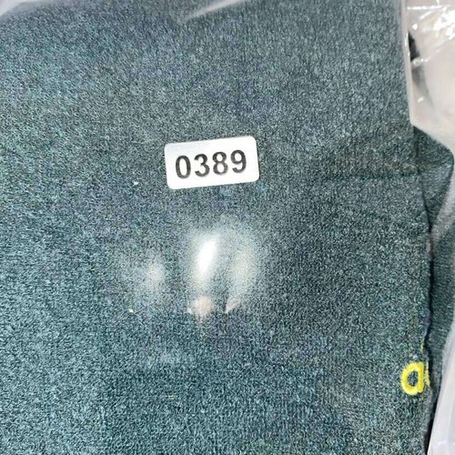 Adidas Core Crew Felpa Golf Verde Ombra Logo Uomo Verde Large - Foto 10 di 10