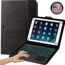 Universal Bluetooth Keyboard Case with Touchpad for Tablets 9-11
