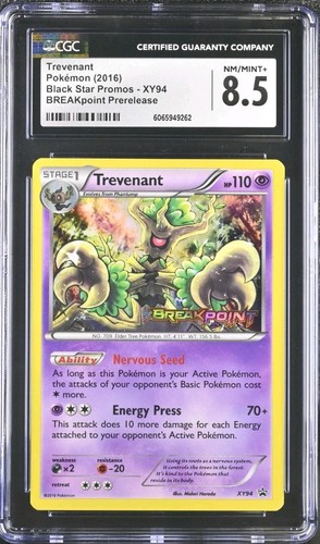 Trevenant graded CGC 8.5 for sale on eBay
