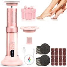 2 in 1 Rechargeable Electric Foot Callus Remover for Women, 2000RPM with 6
