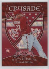 2018 Panini Chronicles Crusade Ruby Wave Prizm /199 Rhys Hoskins #3 1oq0