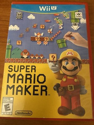 Super Mario Maker Nintendo Wii U Complete With Manual Quick Shipping!