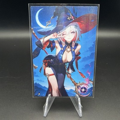 Topaz Honkai Star Rail Holographic Anime Collectible Trading Card