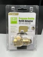 One Stop Gardens Solid Brass Propane Refill Adapter 56328