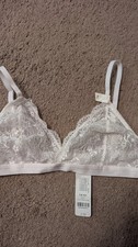 36C WHITE   BOUX AVENUE LUCIE NON WIRE TRIANGLE  BRA  BNWOT BARGAIN RRP £22