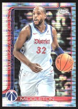 7010K 2025-26 Topps Chrome #204 Khris Middleton Pulsar Refractor