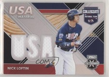 2020 Panini Elite Extra Edition USA Baseball Material Black Nick Loftin 0t2