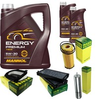 Inspektionspaket 7L Mannol Premium 5W-30 FüR BMW E70 Xdrive30D Xdrive40D E71 E72