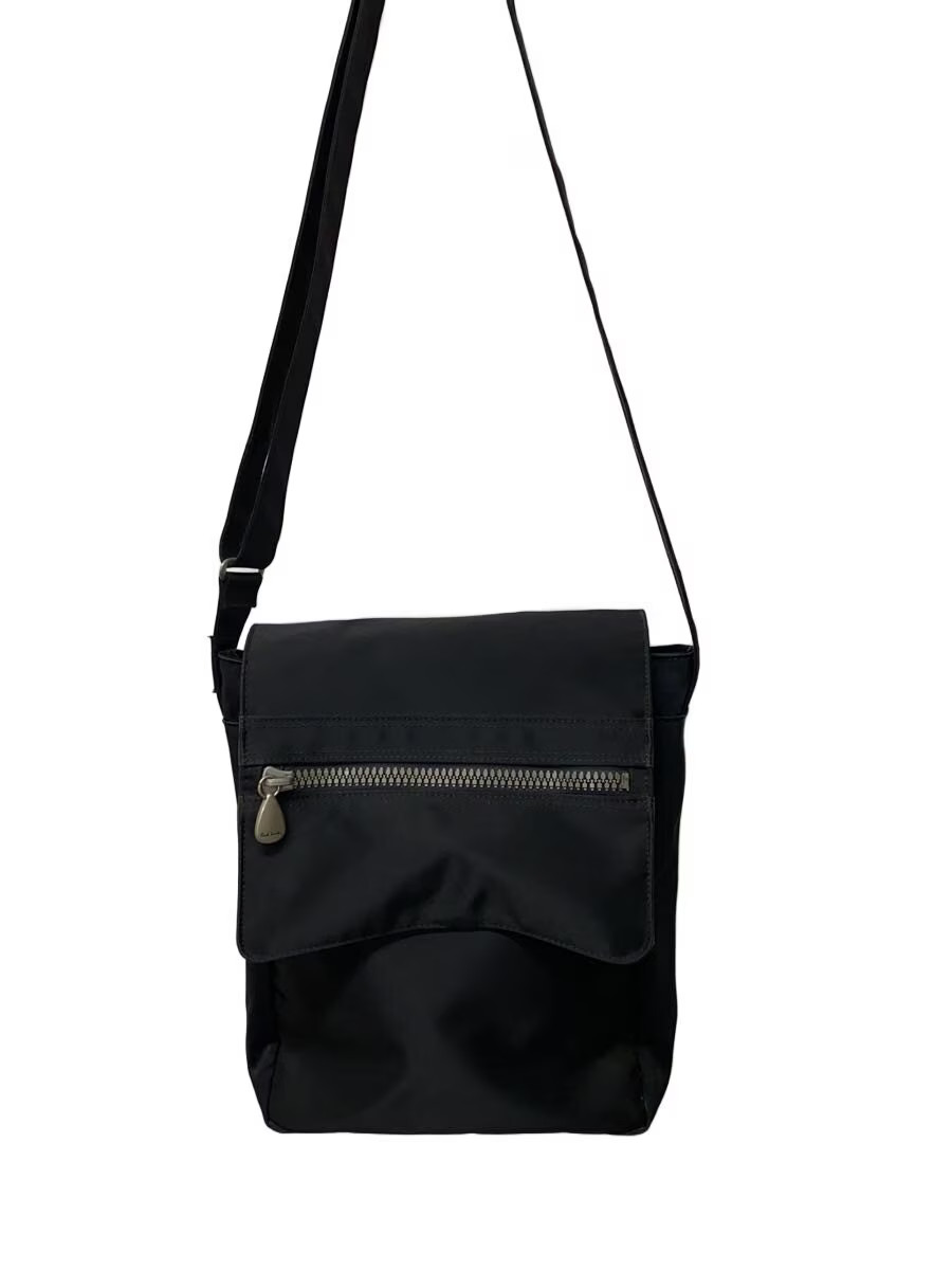 Paul Smith Shoulder Bag Polyester BLK Solid Color