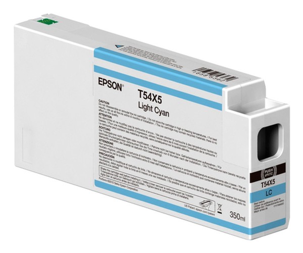 Epson Tintenpatrone Ultrachrome Hdx/Hd Light Cyan 350 Ml T 54X5-image