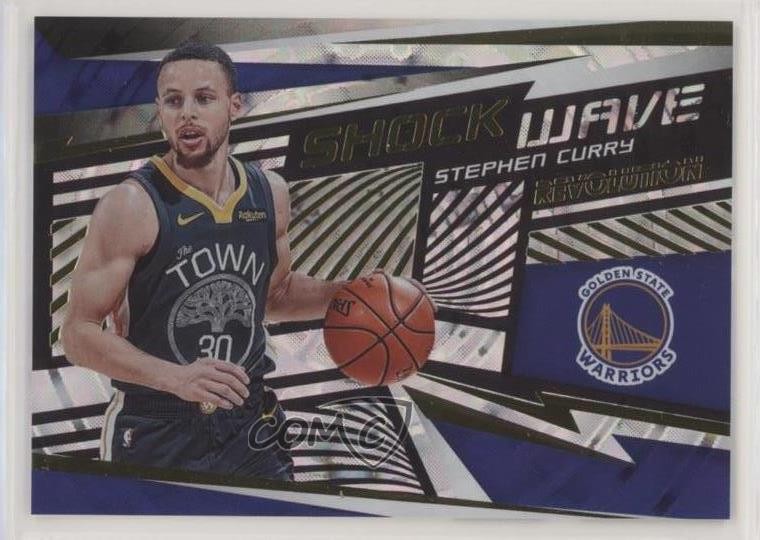 2019-20 Panini Revolution Shock Wave Fractal Stephen Curry #19 0q0