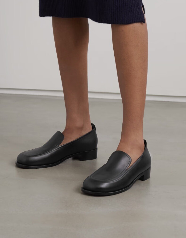 The Row Black Penny Loafers Size 41 | eBay