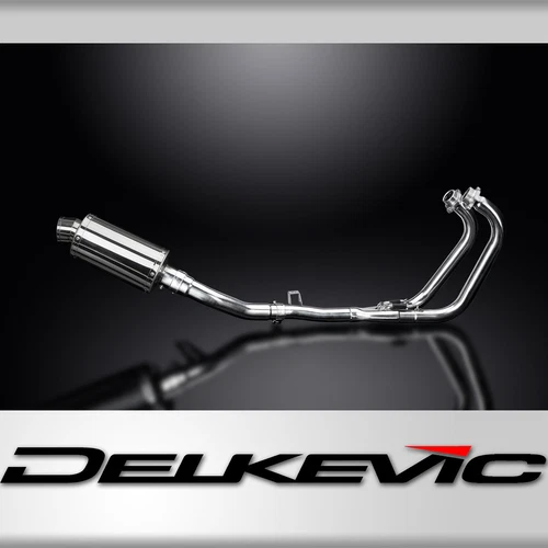 Suzuki GW250 Inazuma 2013-2017 Complete Exhaust 2-1 9" Oval Stainless Muffler