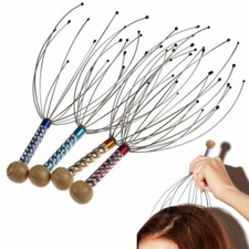 2pcs New Head Neck Scalp Massager Massage Octopus Equipment Stress Release Relax