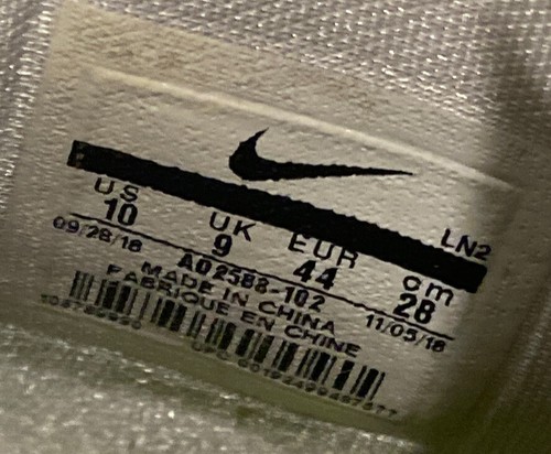Nike Lebron XVI 16 Buzz Lightyear Volt White Purple Grape AO2588-102 Size 10 - Picture 9 of 9