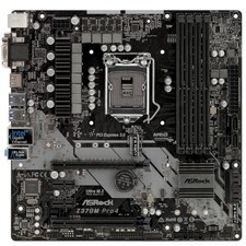 ASRock Z370M PRO4 Motherboard LGA 1151 4 DDR4 RAM Slot M.2 SATA3.0 VGA DVI HDMI