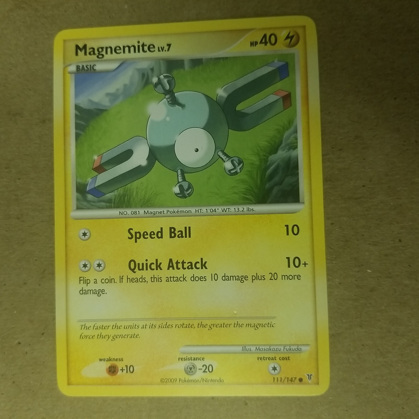 Magnemite 111/147 - Common  - Platinum Supreme Victors - POKEMON CARD - NM/M