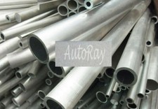 6061 ALUMINUM TUBE PIPE ROUND 1.57"OD x1.41"ID 2mm Wall/ 40x36x 300/600/1200mm