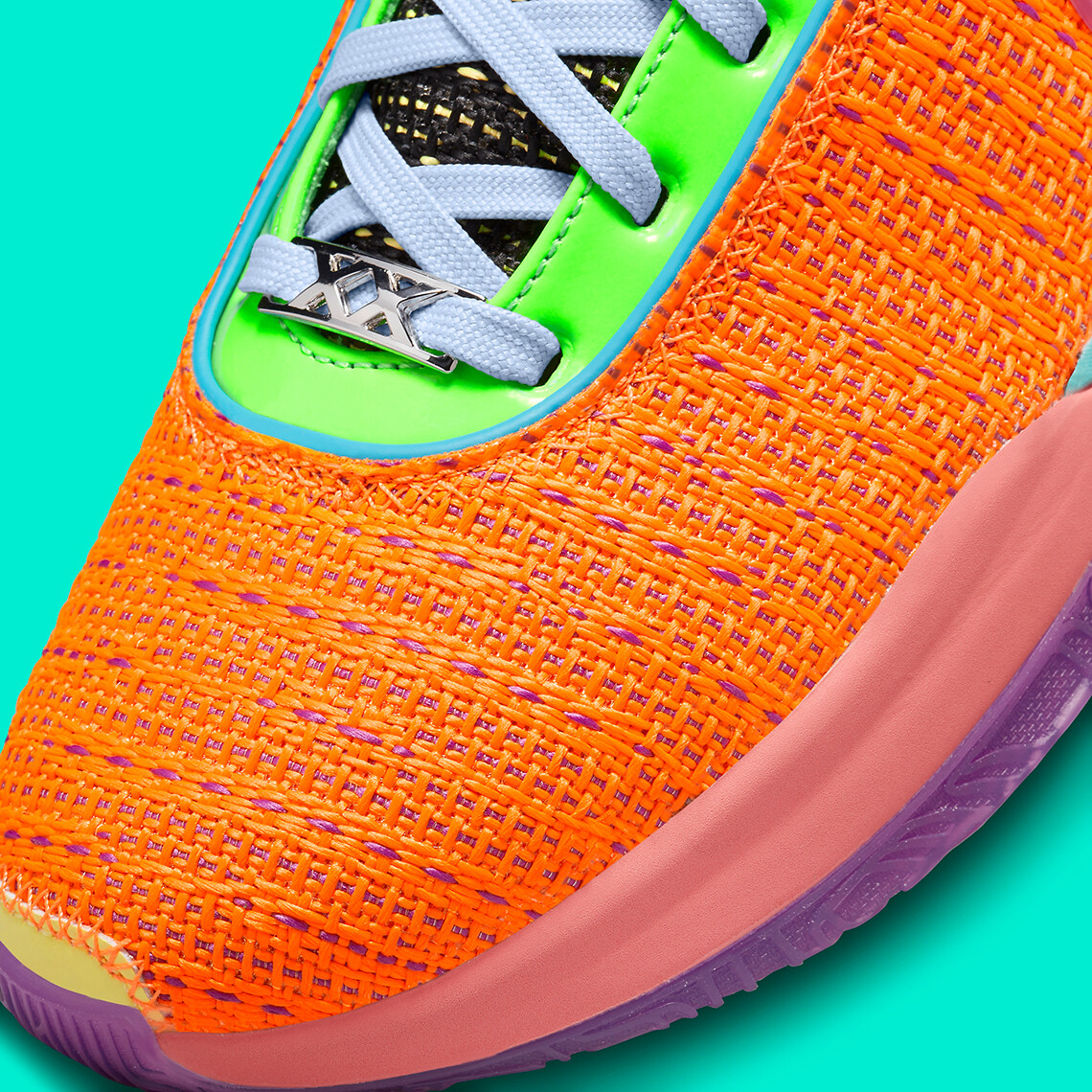 Nike LeBron XX『DJ5423-800』オレンジ/パープル/グリーン Nike Lebron James XX 20 Chosen 1 One Total Orange Green