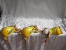 Osterhasen, 3 er Set Kantensitzer,neu