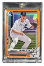 2021 Bowman Chrome Sapphire Orange Refractor Spencer Torkelson  /25 #BCP-96