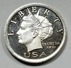 2006 American Liberty Dollar $5 | .999 Silver 1/4 oz Coin | Proof