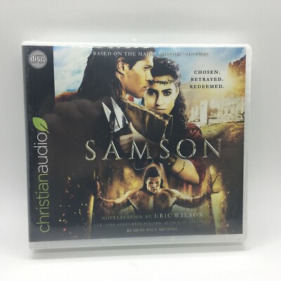 Samson: Chosen. Betrayed. Redeemed Eric Wilson (English) Audiobook Free Ship New
