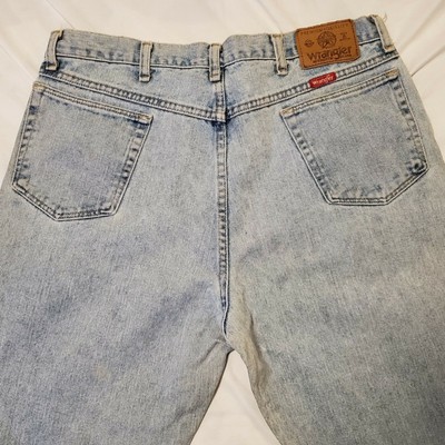 Vintage Wrangler - 36 x 30 Denim Blue 