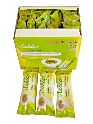 Sticks of Salep Sahlab Instant Powder Middle Easten Hot Milky Drink 30g*20/1oz