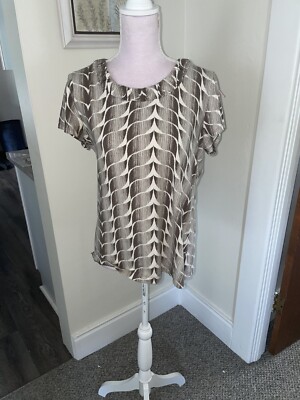 Dana Bushman Size L Cotton Top