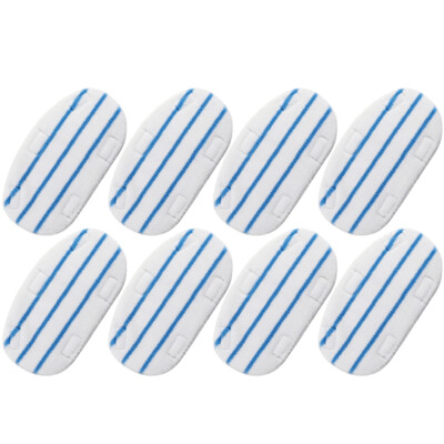 8Pcs Replacement Steam Mop Pads Compatible PurSteam Steam Cleaner