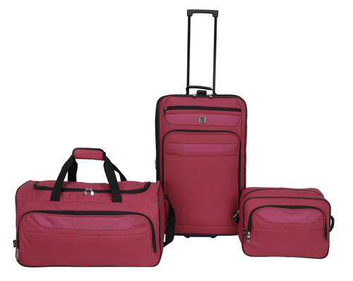 Juego De 3 Piezas Equipaje De Mano Bolsas Para Avion Viaje Con Ruedas  Universal | eBay