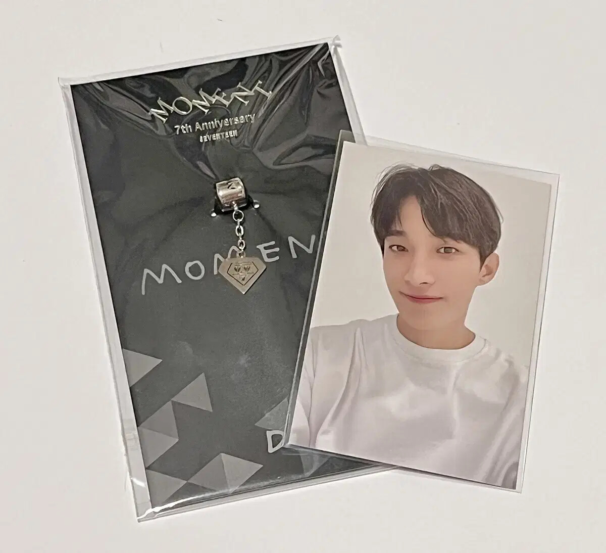 Won seventeen 7th Anniversary MD dk Version Charm, photo