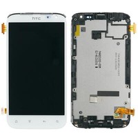 Original Htc Sensation Xl G21 Displaymodul Lcd Display Touchscreen + Rahmen