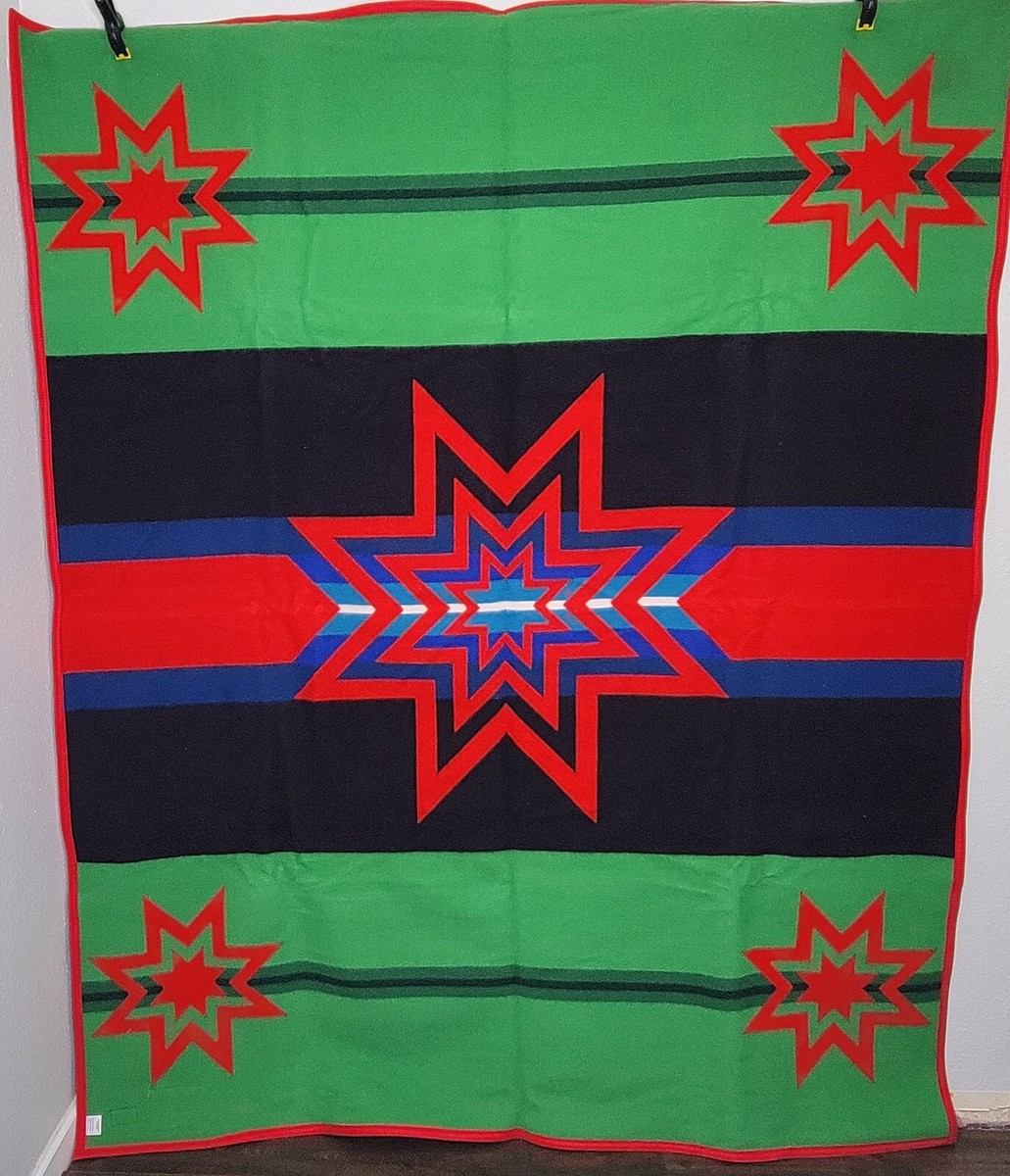 Pendleton Beaver State Sioux Star Wool Blanket 80