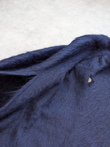 Scotch House Poncho Mohair Wool Jacket Coat Andrew Stewart Tassel Scotland Woven - Picture 9 of 10