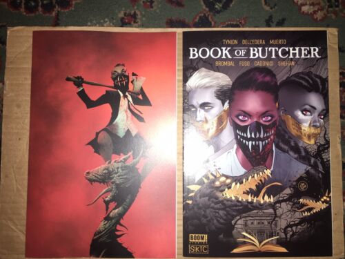 Book of Butcher #1 Cvr A Mora Cvr F Lee FOC Reveal Boom! Studios 2023 - Afbeelding 1 van 1