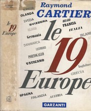 Le diciannove Europe. . Raymond Cartier. 1961. I ED.