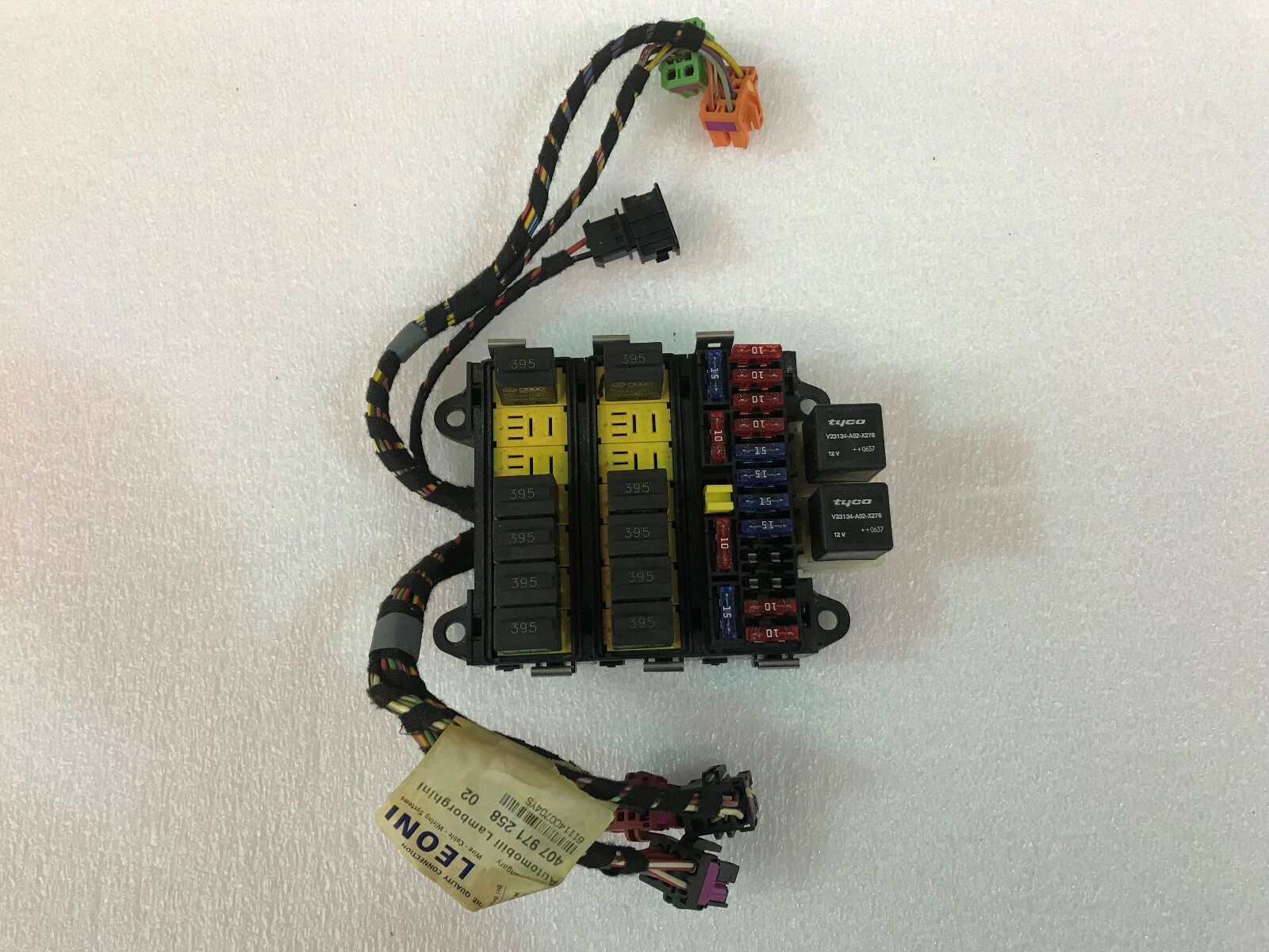 LAMBORGHINI GALLARDO SPYDER RELAY ENGINE FUSE BOX UNIT OEM 407971258