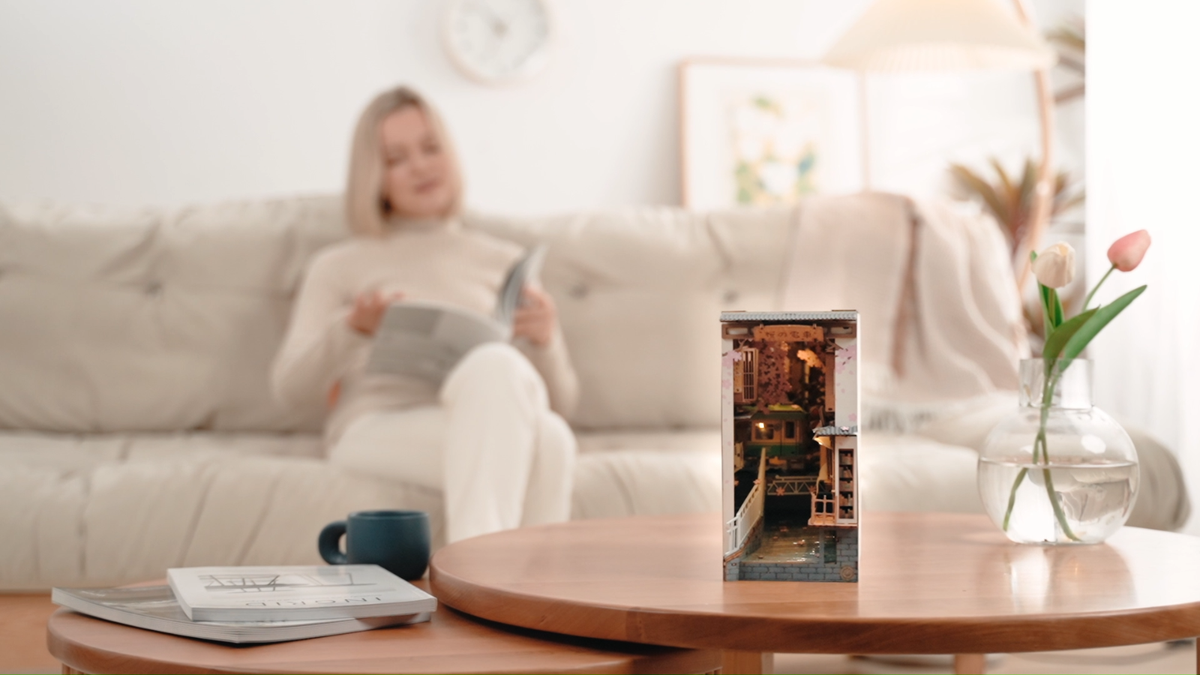 Rolife Stories in Book Series Dollhouse Nook Shelf Insert 3D