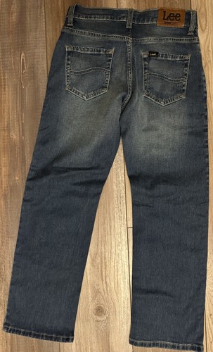 Lee’s Boys Straight Fit Leg Xtreme Comfort Denim Jeans Blue Size 10 - Picture 4 of 5