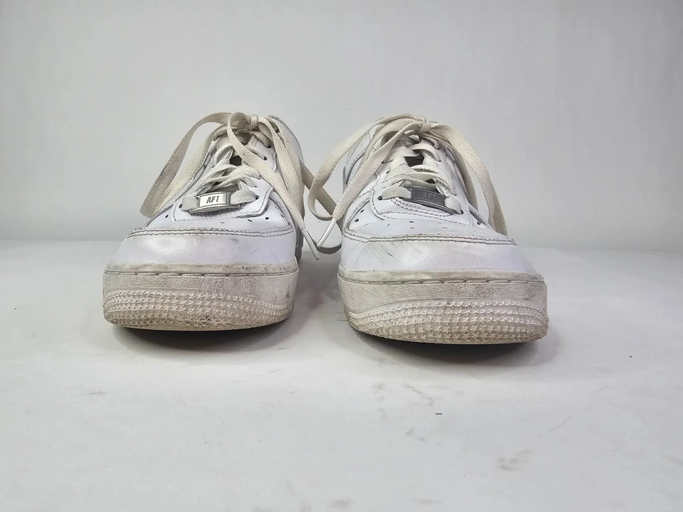 Nike Air Force 1 Bajo Triple Blanco Zapatos Tenis 315115-112 Para Mujer Talla 8 Foto 3 de 4