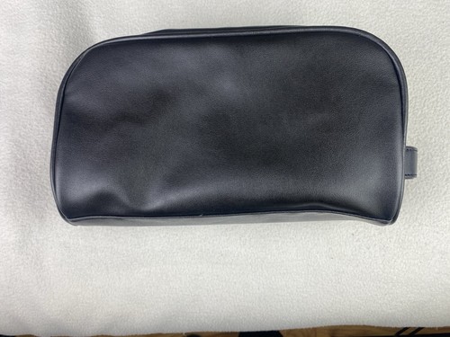 London Fog 100th Anniversary schwarz gesteppt Nylon/PVC Kosmetik/Kulturtasche neu - Bild 3 von 10