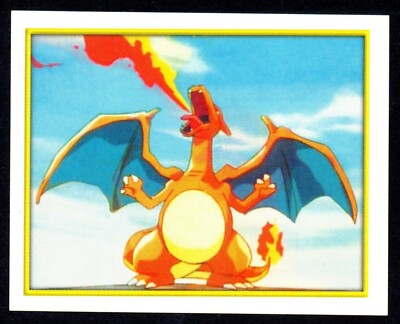 Charizard Merlin Sticker CHARIZARD STICKER #123 POKEMON SERIE 2 🔥🔥🔥 COLLECTION MERLIN 2000 🔥🔥🔥 ...
