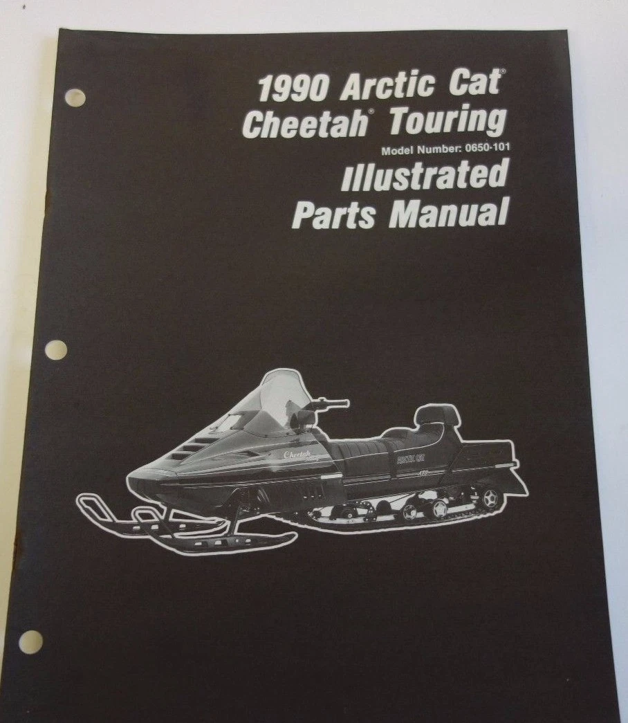 1990 ARCTIC CHEETAH TOURING CAT PARTS MANUAL OEM SNOWMOBILE