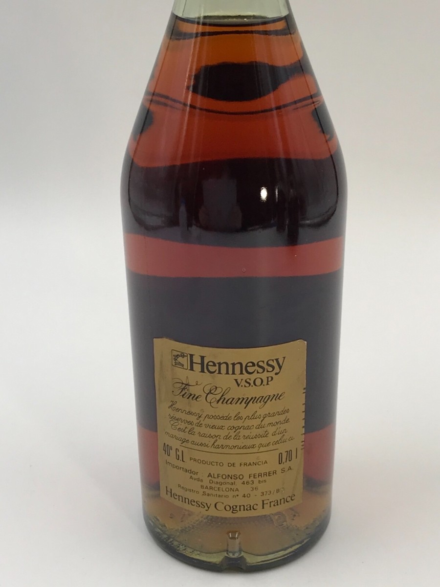 COGNAC HENNESSY VSOP FINE CHAMPAGNE 40% 70cl. AÑOS 70 | eBay COGNAC HENNESSY VSOP FINE CHAMPAGNE 40% 70cl. AÑOS 70 | eBay